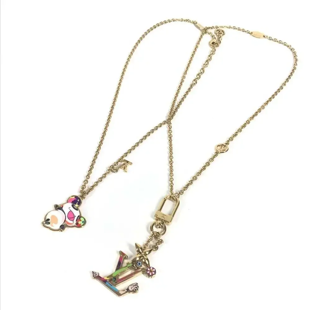 LOUIS VUITTON Black Necklace